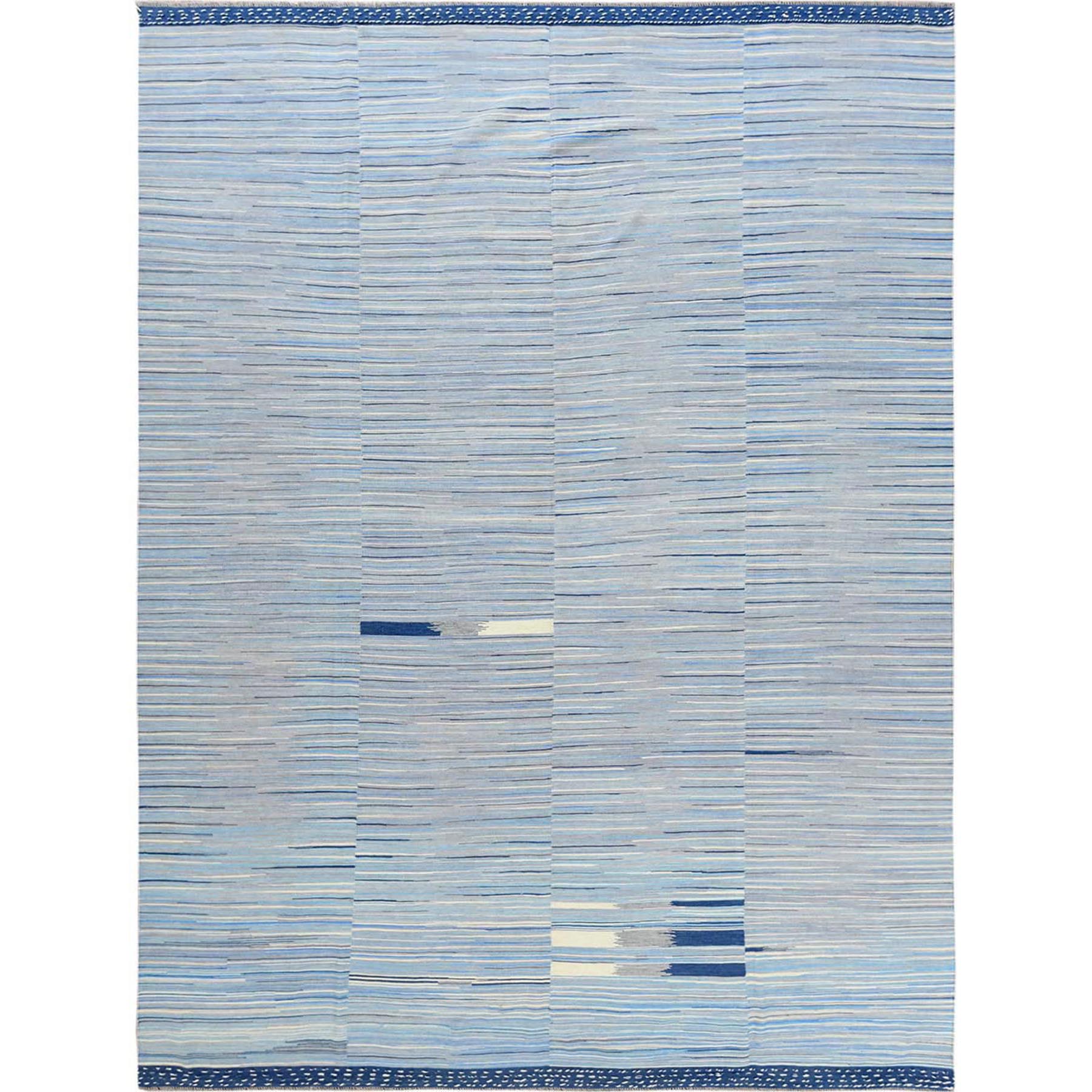 Modern & Contemporary Wool Hand-Woven Area Rug 10'5